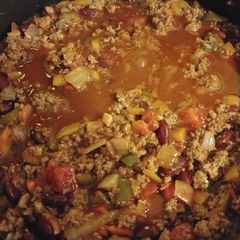 A picture of Turkey chili.