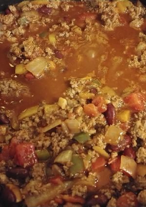 A picture of Turkey chili.