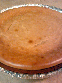 A picture of Salted Caramel Mocha Cheesecake.