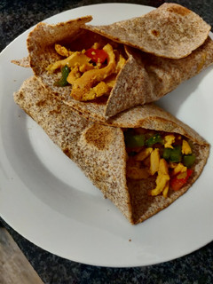 Una foto de Fajitas de pollo con ¡3 ingredientes!