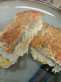 A picture of Crusted Cheesy Squash Casserole.
