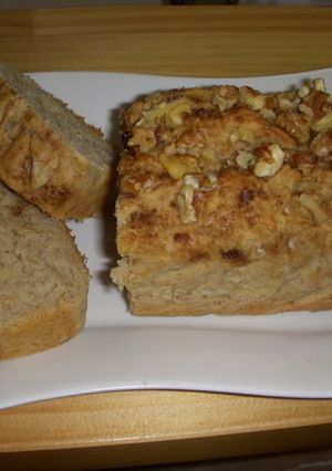 A picture of Macrobiotic Banana Bread with Rice Flour.