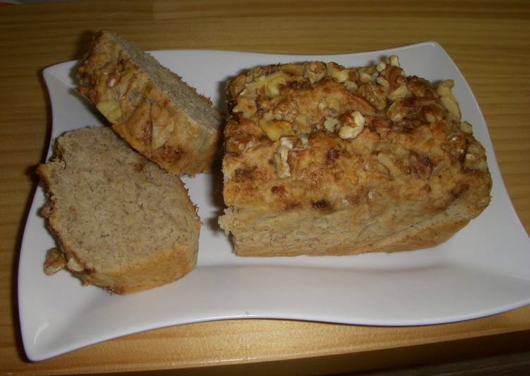 Easy Way to Prepare Appetizing Macrobiotic Banana Bread with Rice Flour