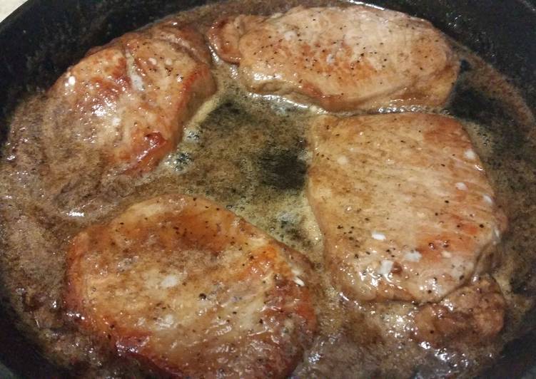 Steps to Prepare Favorite Maple Glazed Pork Chops