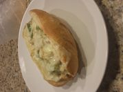 A picture of chicken philly cheesesteak