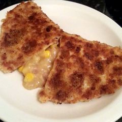 A picture of Chicken, Ham and Sweetcorn Crispy Pancakes.
