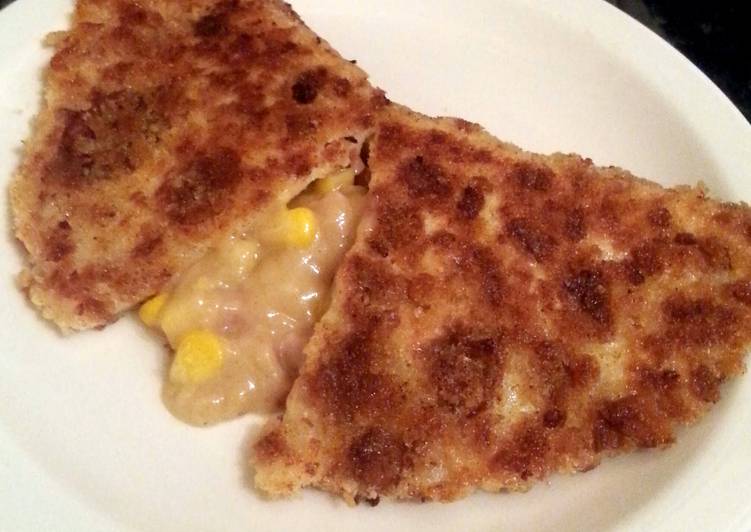 Recipe of Ultimate Chicken, Ham and Sweetcorn Crispy Pancakes