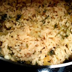 A picture of Green Chile & Cilantro Rice.