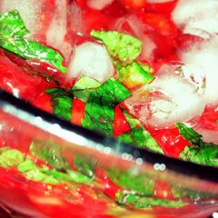 A picture of Strawberry bliss refresher.