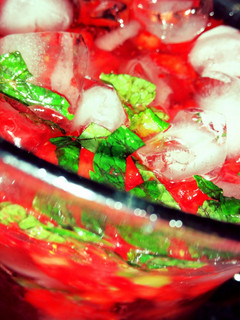 A picture of Strawberry bliss refresher.