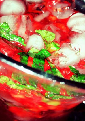 A picture of Strawberry bliss refresher.