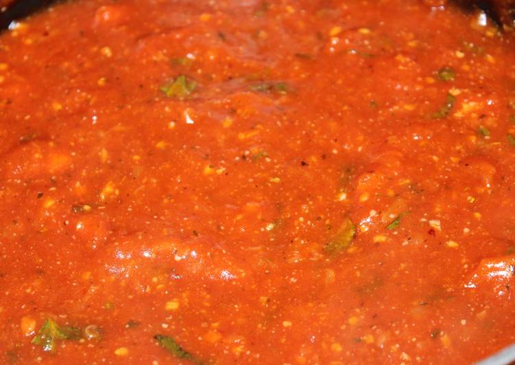 Steps to Make Speedy Tomato Sauce