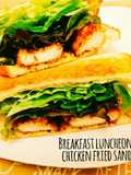 Breakfast or Lunch ☆ Fried Chicken Sandwich