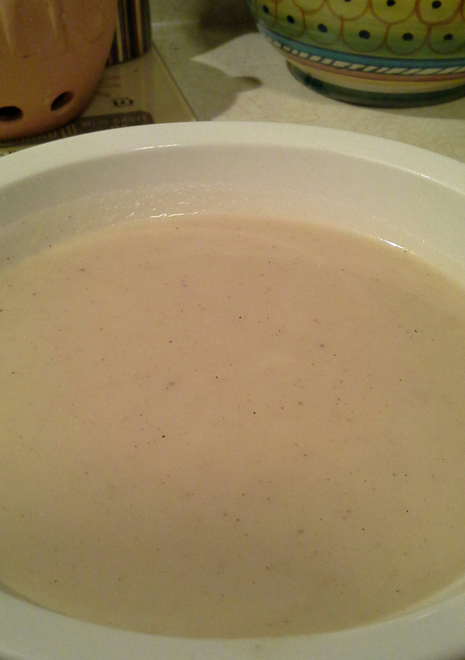 A picture of Creamy Parsnip and Apple Soup.