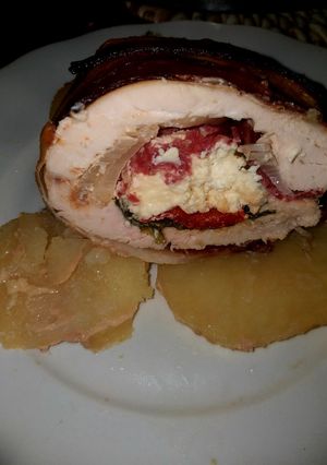 Csirke rolád recept fotója