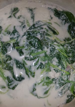 Foto resep Bobor sayur bayam #BikinRamadanBerkesan