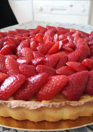 Une photo de Tarte aux fraises
