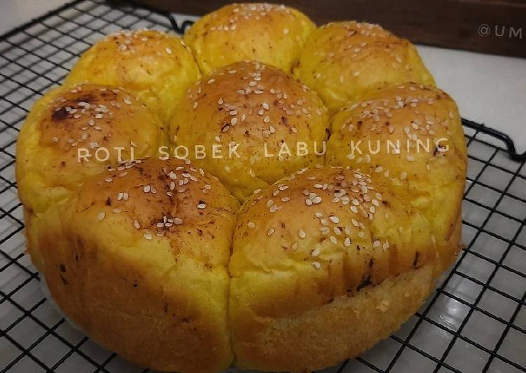 Rahasia Membuat Roti Sobek Labu Kuning Yang Renyah