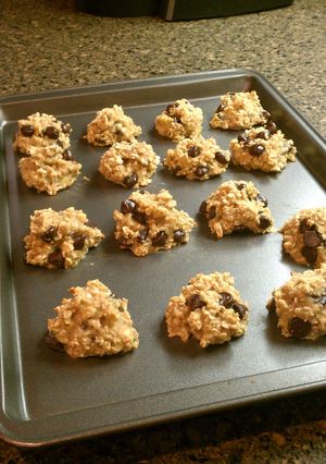 A picture of Skinny banana cookies.