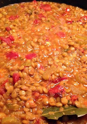A picture of Lentil soup.