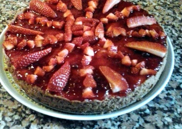 How to Make Super Quick Homemade strawberry cheesecake