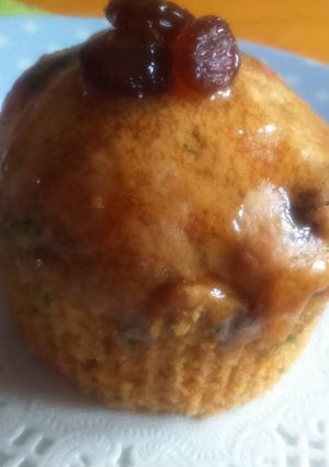 A picture of Courgette and Honey Muffins.