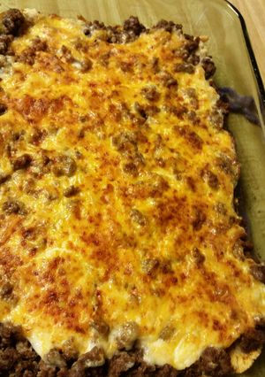 A picture of Taco casserole.