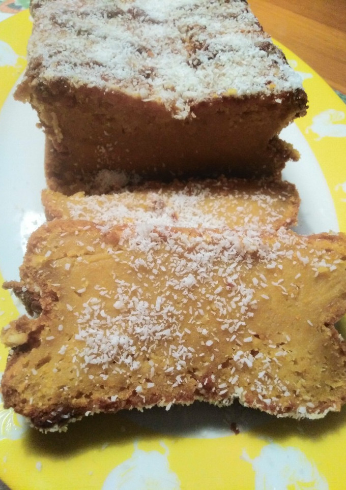 Una foto de Queque budín zanahoria y calabaza!
