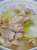 Simmered Chicken and Chinese Cabbage with Soup Stock Cubes