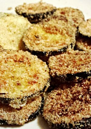 A picture of Lemon & Pepper Zucchini Slices.