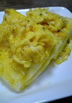 A picture of Hanpen Fishcake Cheese Piccata.