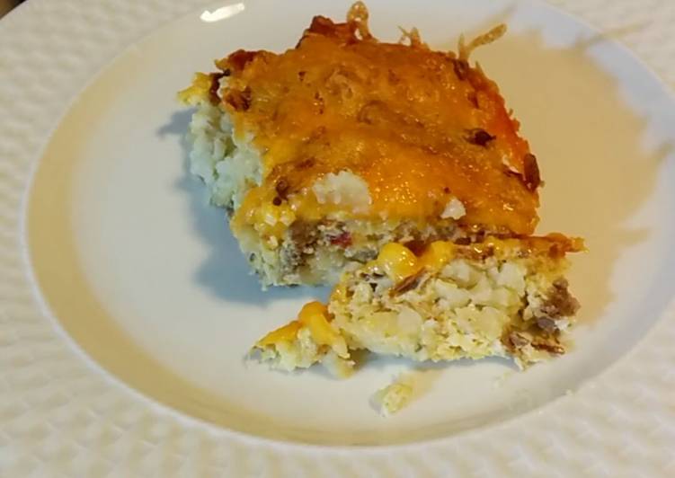 Recipe of Quick Tator Tot Breakfast Casserole