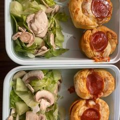 A picture of Bento Fluffy Pizza Cups.
