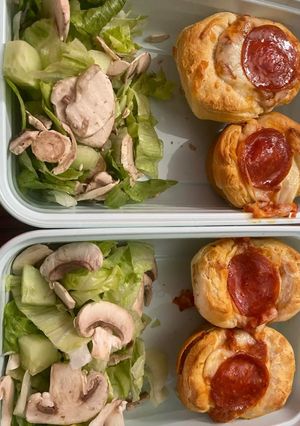 A picture of Bento Fluffy Pizza Cups.