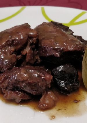 Una foto de Carrillera estofada thermomix