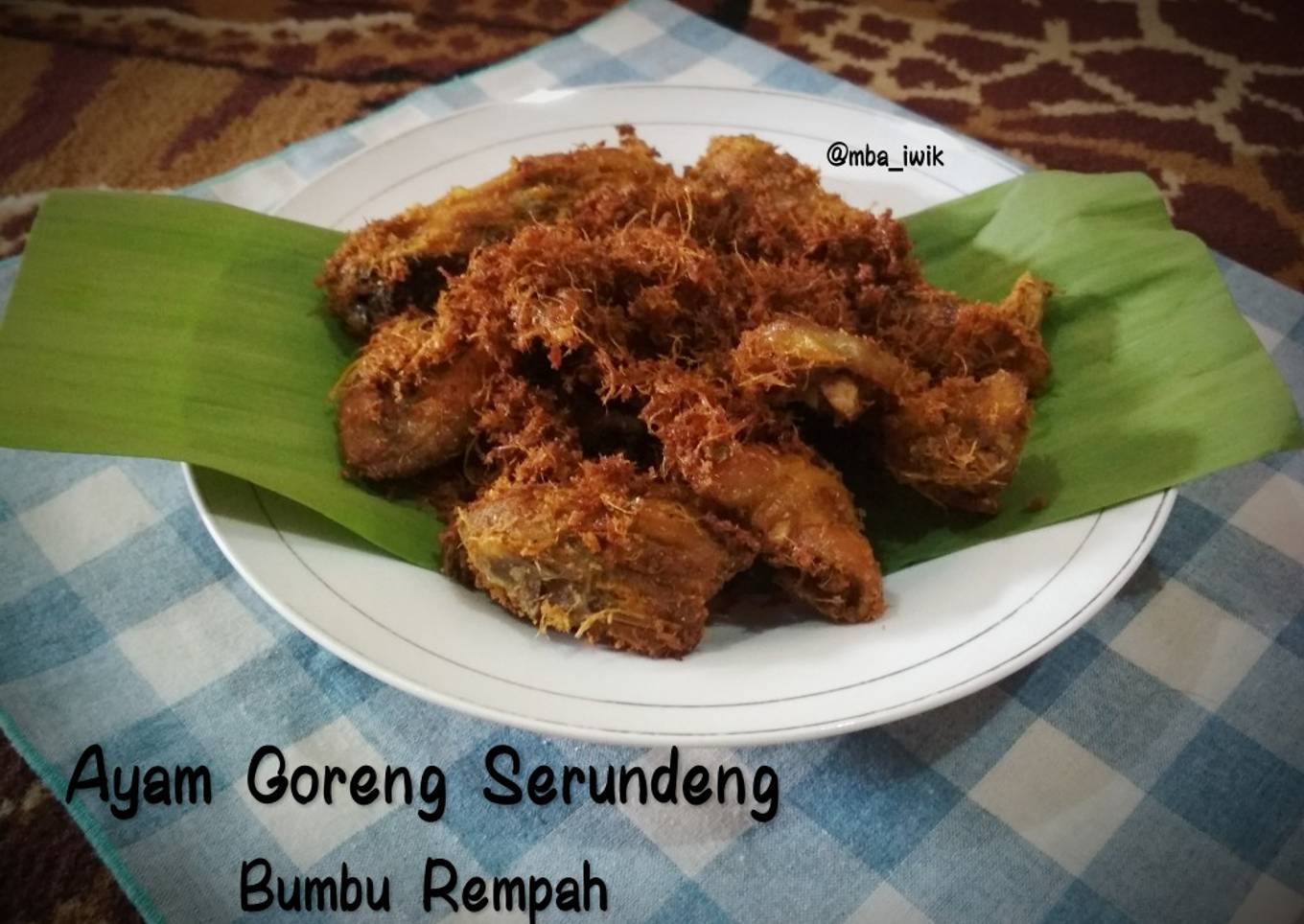 Ayam Goreng Serundeng Bumbu Rempah