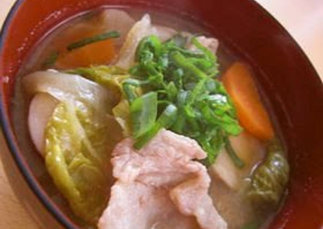 Filling! Pork Miso Soup