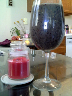 A picture of Blueberry Banana Smoothie.