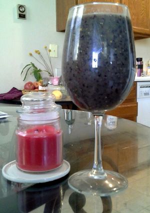 A picture of Blueberry Banana Smoothie.