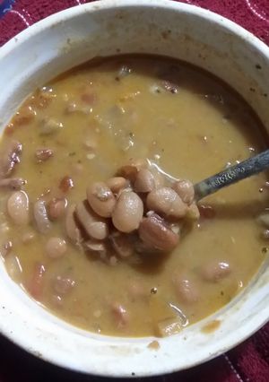 A picture of De's Easy Drunken Beans.