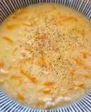 Σούπα αβγολέμονο με καρότο και πατάτα