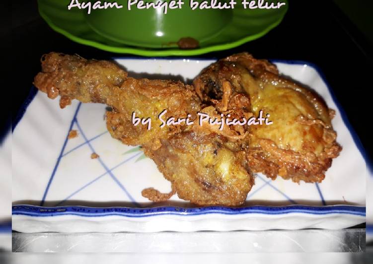 Ayam Penyet Balut Telur