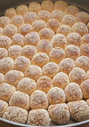 صورة لوصفة كرات السميد