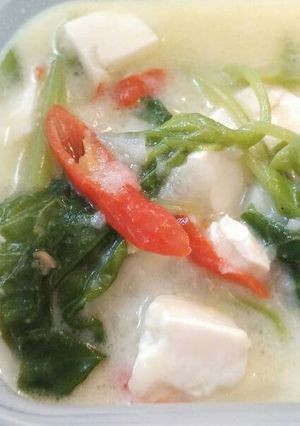 Foto resep Bayam Kuah Santan