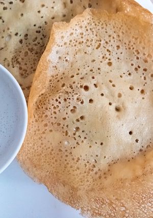A picture of Palm sugar appam (Tamil nadu traditional recipe).