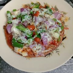 Healthy yummy pizza:never eaten before A picture of Healthy yummy pizza:never eaten before.
