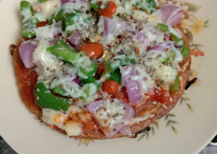 Healthy yummy pizza:never eaten before