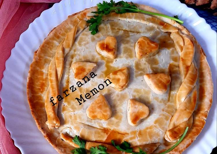 Simple Way to Make Homemade Chicken pot pie