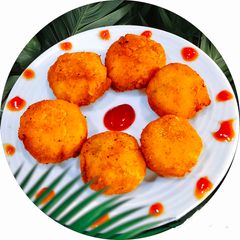 A picture of Sooji Cutlet.