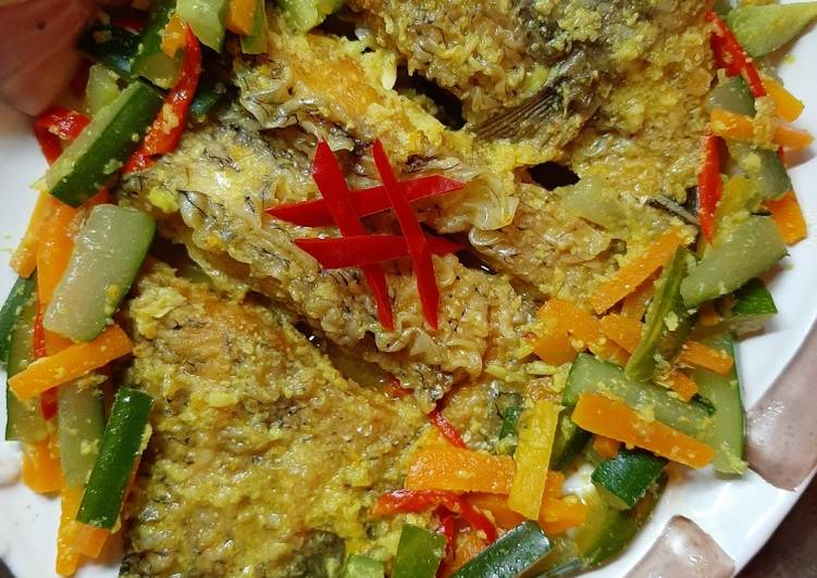 Resep 13) Gurami Acar Kuning, Menggugah Selera